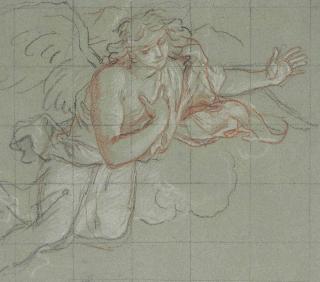 Antoine Coypel - An Angel In The Clouds