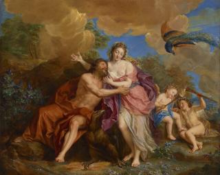 Antoine Coypel - Jupiter and Juno on Mount Ida: \'La ceinture de Vénus\'
