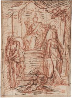 Antoine Coypel - Religion Flanked By Hercules And Minerva