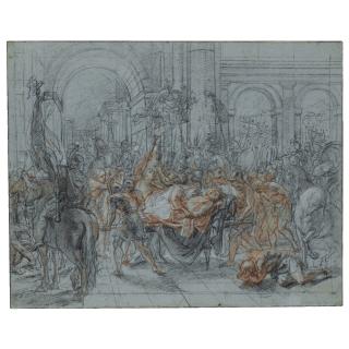 Antoine Coypel - Study For The Funeral Of Pallas