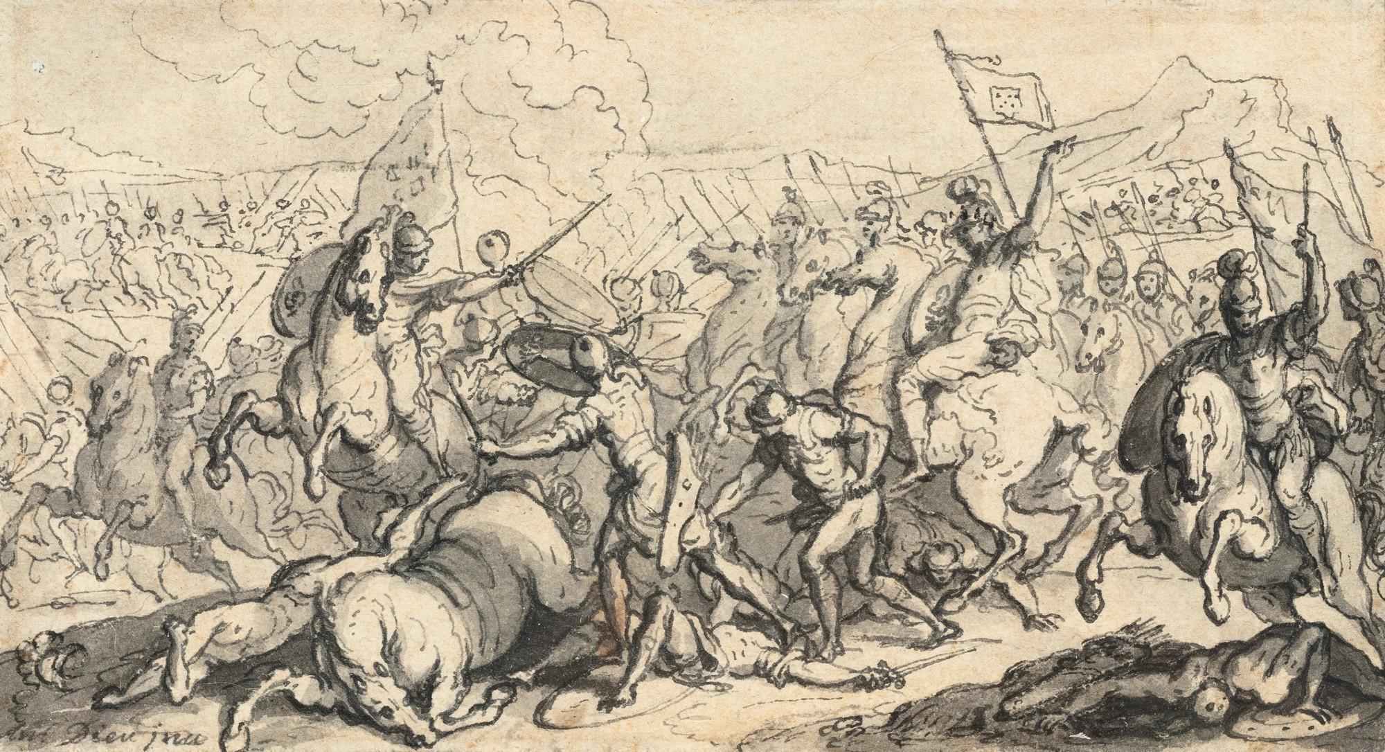 Antoine Dieu - John I of Portugal\'s Victory over the Castilian at the Battle of Aljubarrota