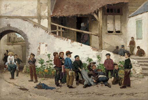 Antoine Edouard Joseph Moulinet - After School Antics