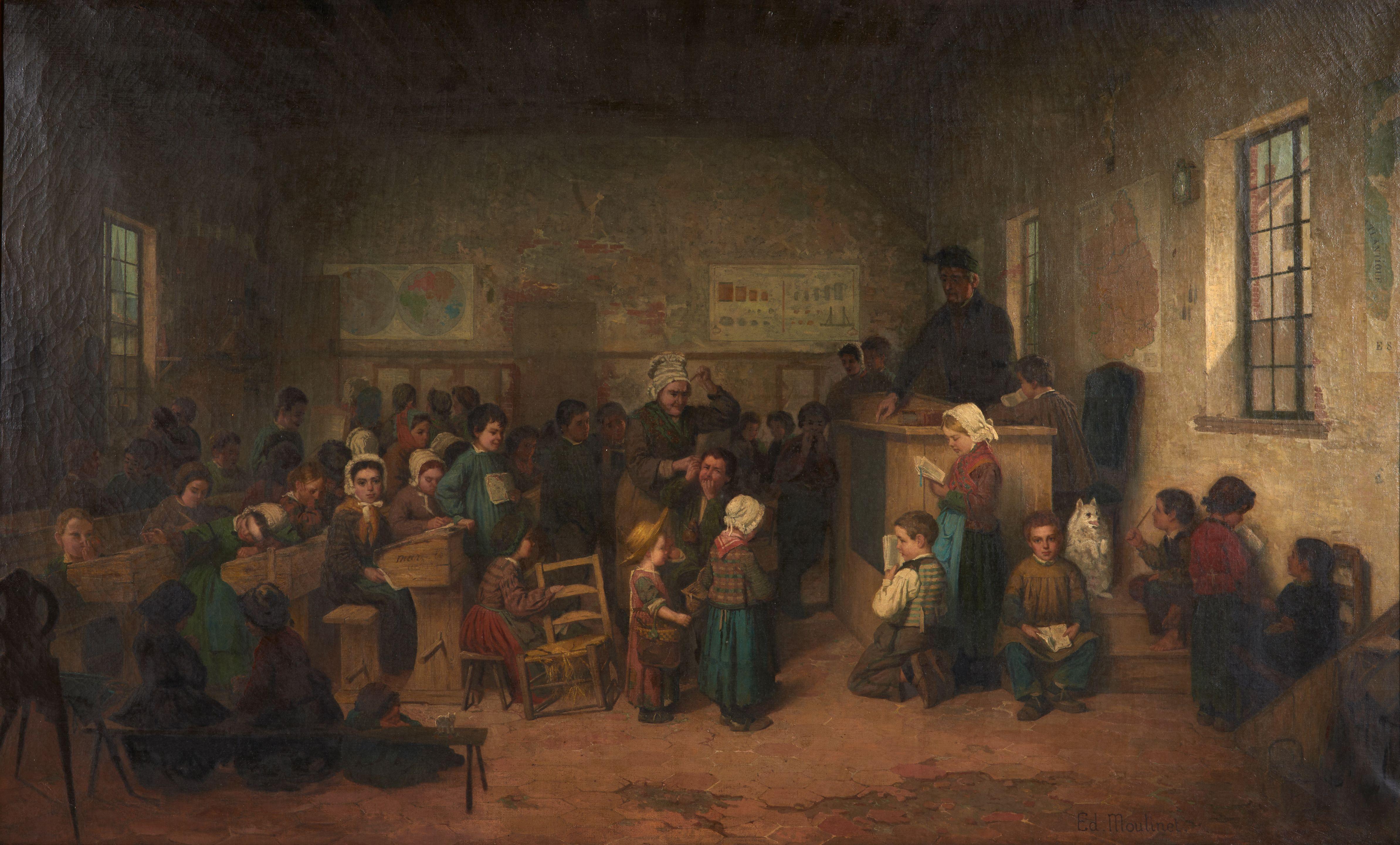 Antoine Edouard Joseph Moulinet - The Village School