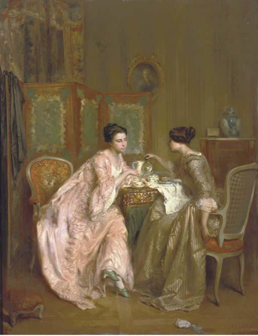 Antoine Emile Plassan - A cup of tea