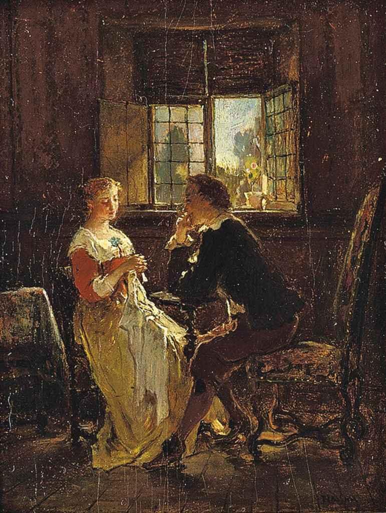 Antoine Emile Plassan - The suitor