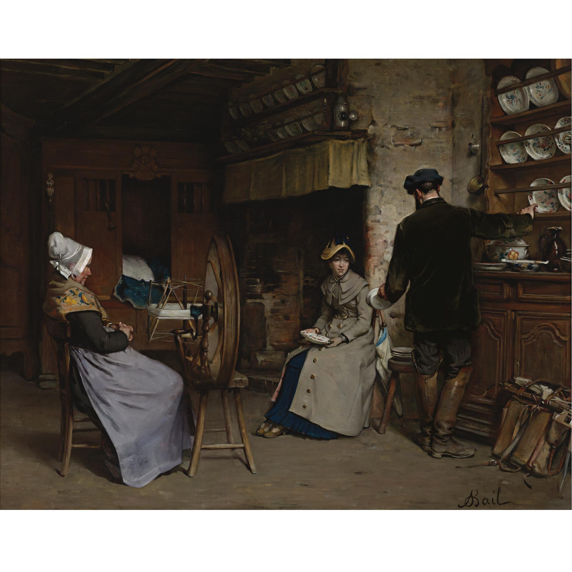 Antoine-Jean Bail - French Her Future Dowry