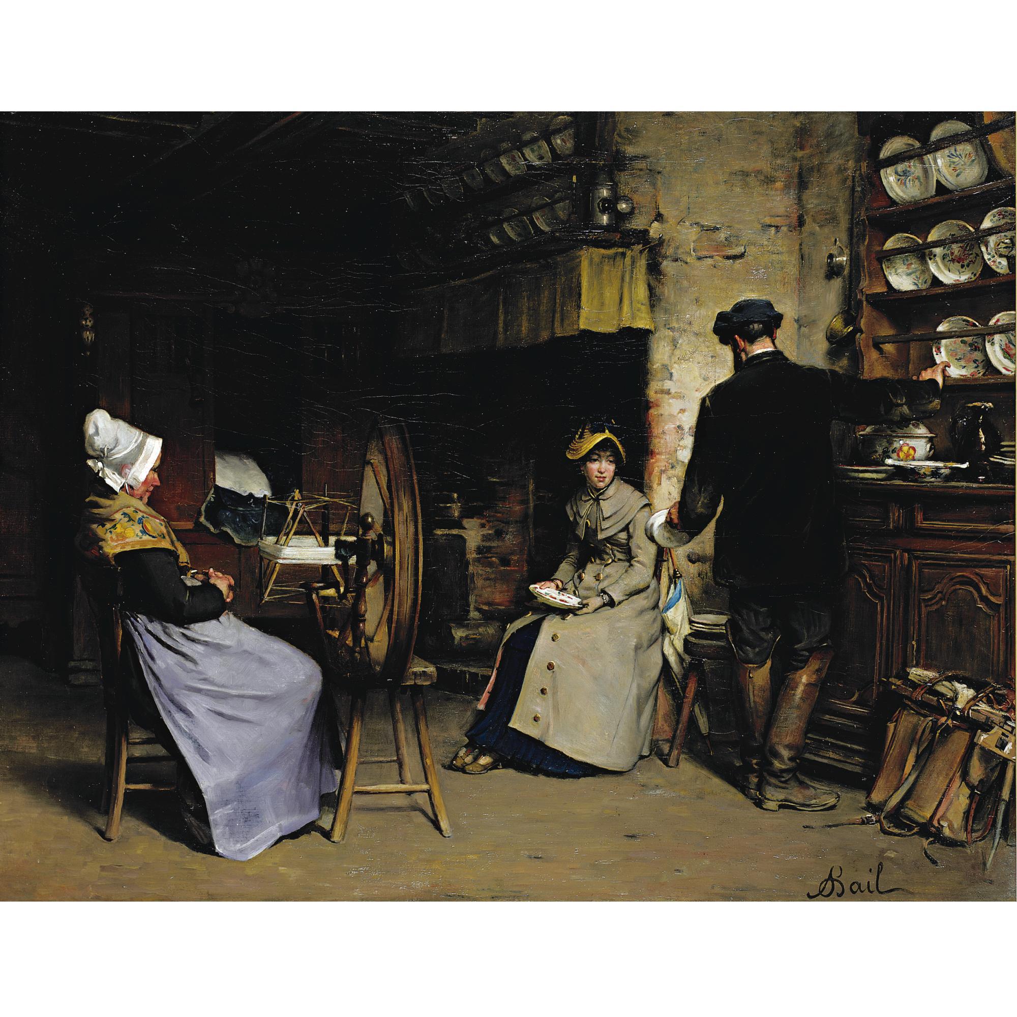 Antoine-Jean Bail - Her Future Dowry