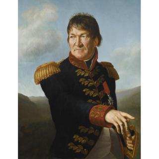 Antoine Jean, Baron Gros - Portrait Of Baron Ségoing De Laborde, Half-Length, In Military Uniform, Wearing The Red Ribbon And Enamel Star Of The Imperial Order Of The Legion Of Honor