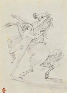 Antoine-Jean Gros - Alexandre Domptant Bucéphale