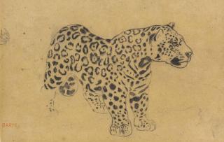 Antoine-Louis Barye - A Peruvian Jaguar