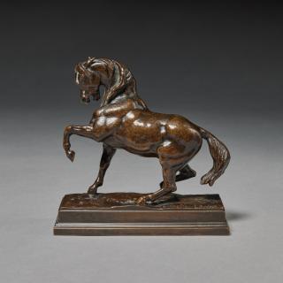 Antoine-Louis Barye - Cheval Turc No. 3 (ANTÉRIEUR GAUCHE LEVÉ, TERRASSE CARRÉE)