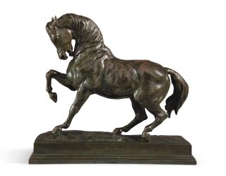 Antoine-Louis Barye - Frenchcheval Turc No. 2 (Antérieur Droit Levé, Terrasse Carrée) (Turkish Horse No. 2)