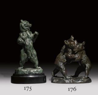 Antoine-Louis Barye - Ours debout No. 2