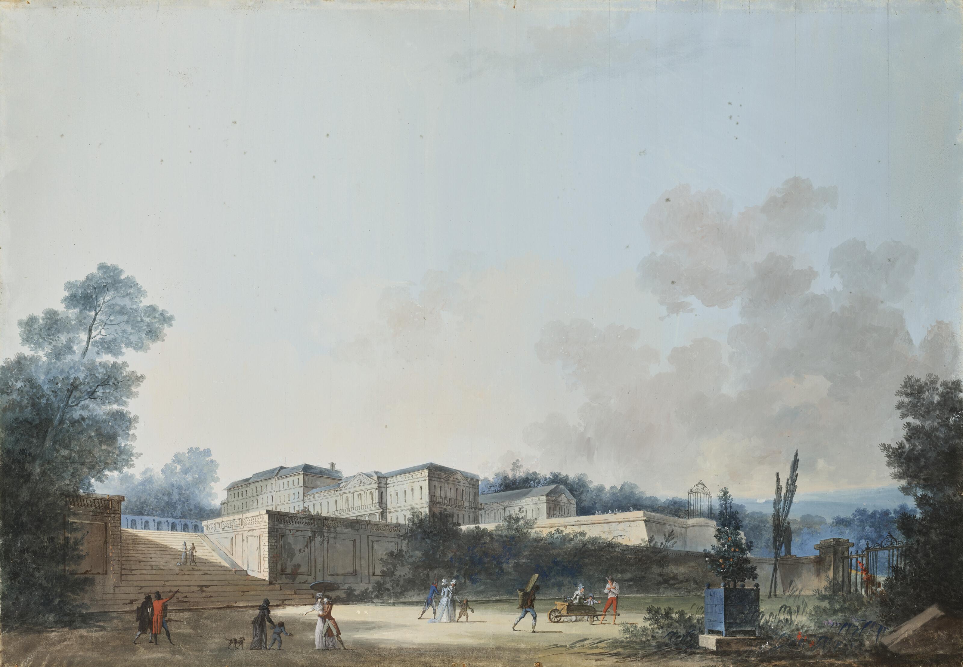 Antoine-Pierre Mongin - Le Château De Saint-Cloud Et Ses Jardins