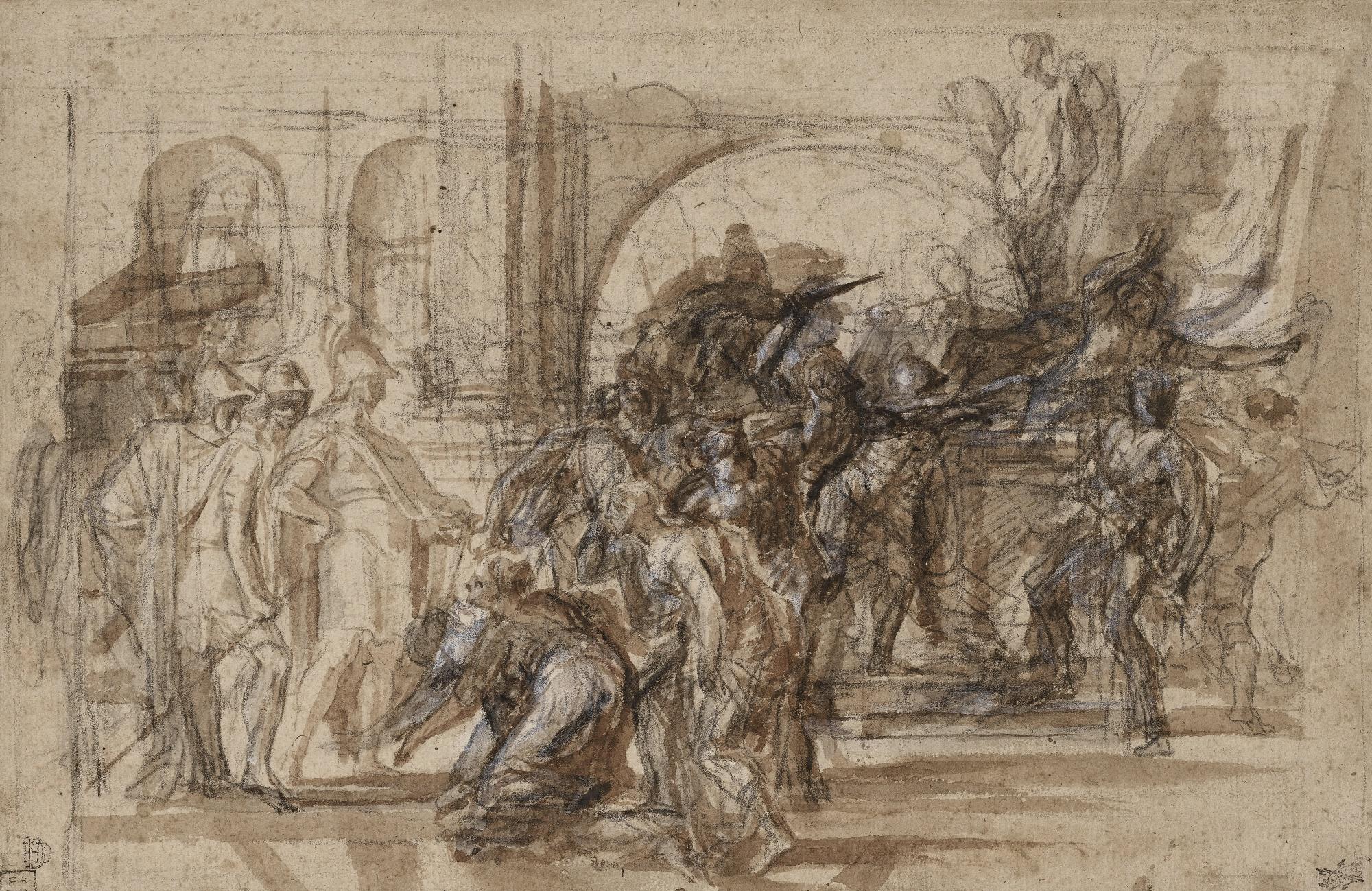 Antoine Rivalz - Pyrrhus In The Palace Of Priam