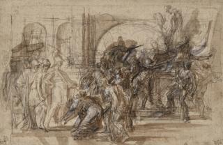 Antoine Rivalz - Pyrrhus In The Palace Of Priam