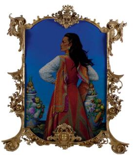 Antoine Tzapoff - Doña con porcelana