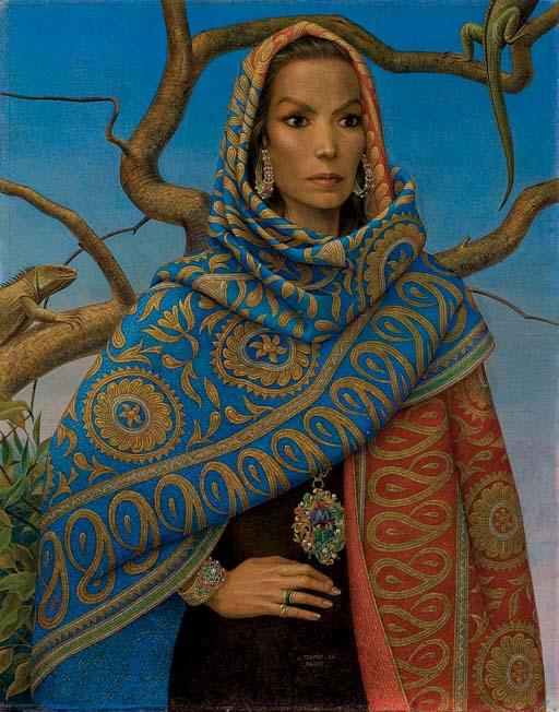 Antoine Tzapoff - Portrait De Maria Felix \