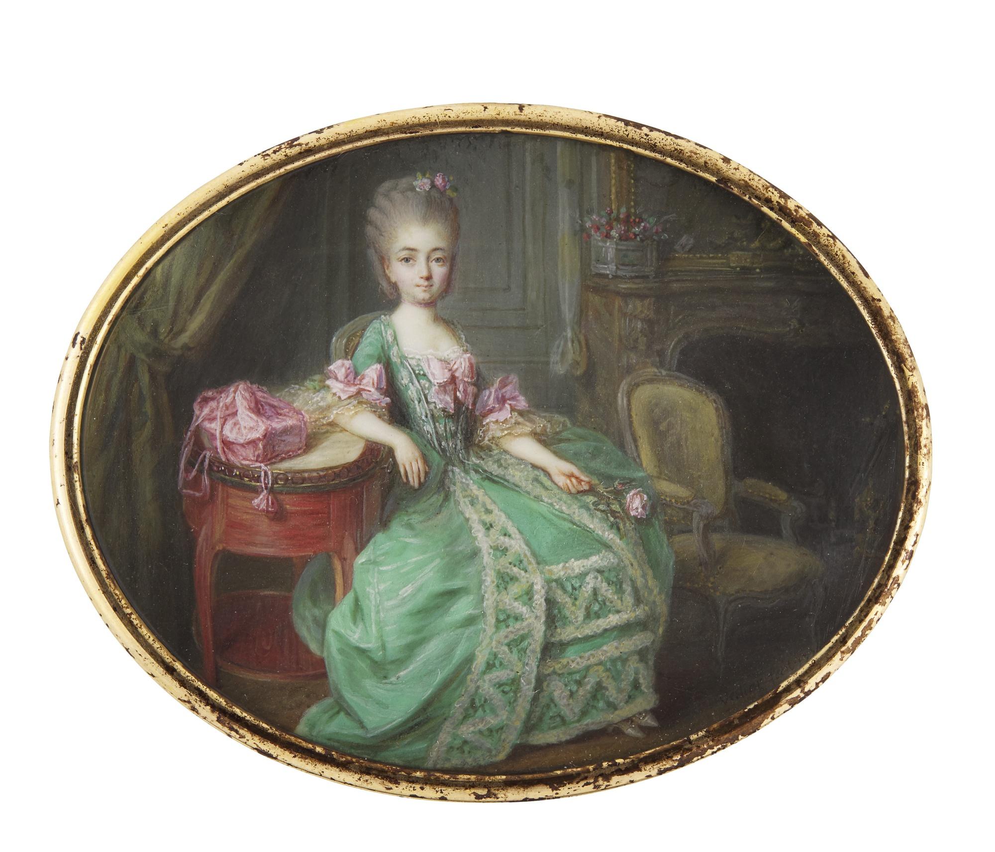 Antoine Vestier - Portrait Of A Lady