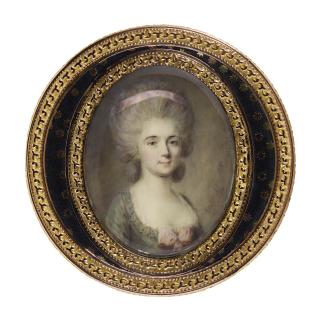 Antoine Vestier - Portrait Of Marie De Thiézac, Née Martel De Gaillon