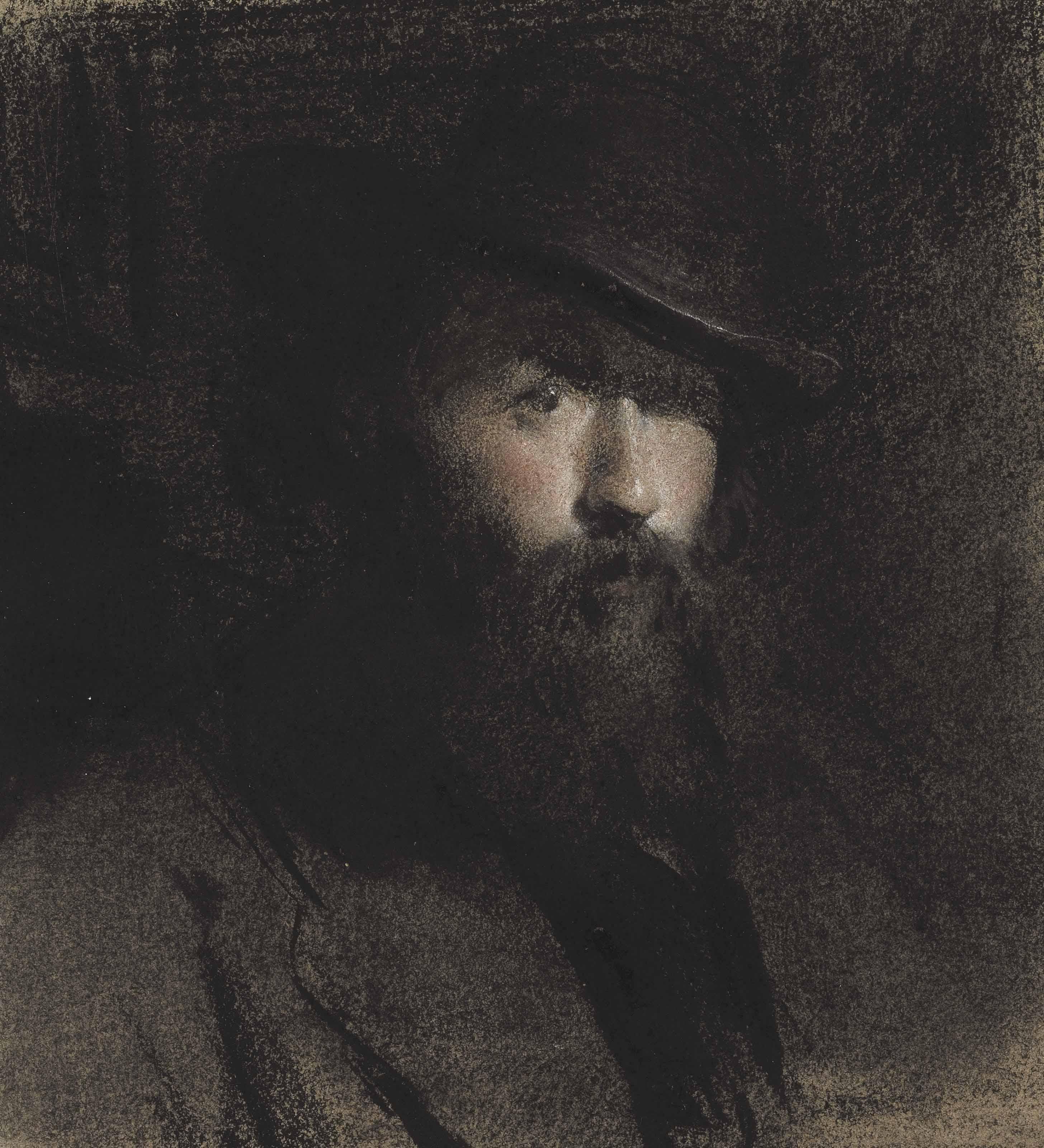 Antoine Vollon - Self-Portrait