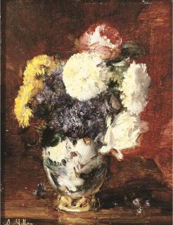 Antoine Vollon - Vase de fleurs