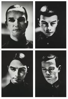 Anton Corbijn - Kraftwerk I-IV, Heads of the Kraftwerk mannequins, Barcelona, 1981