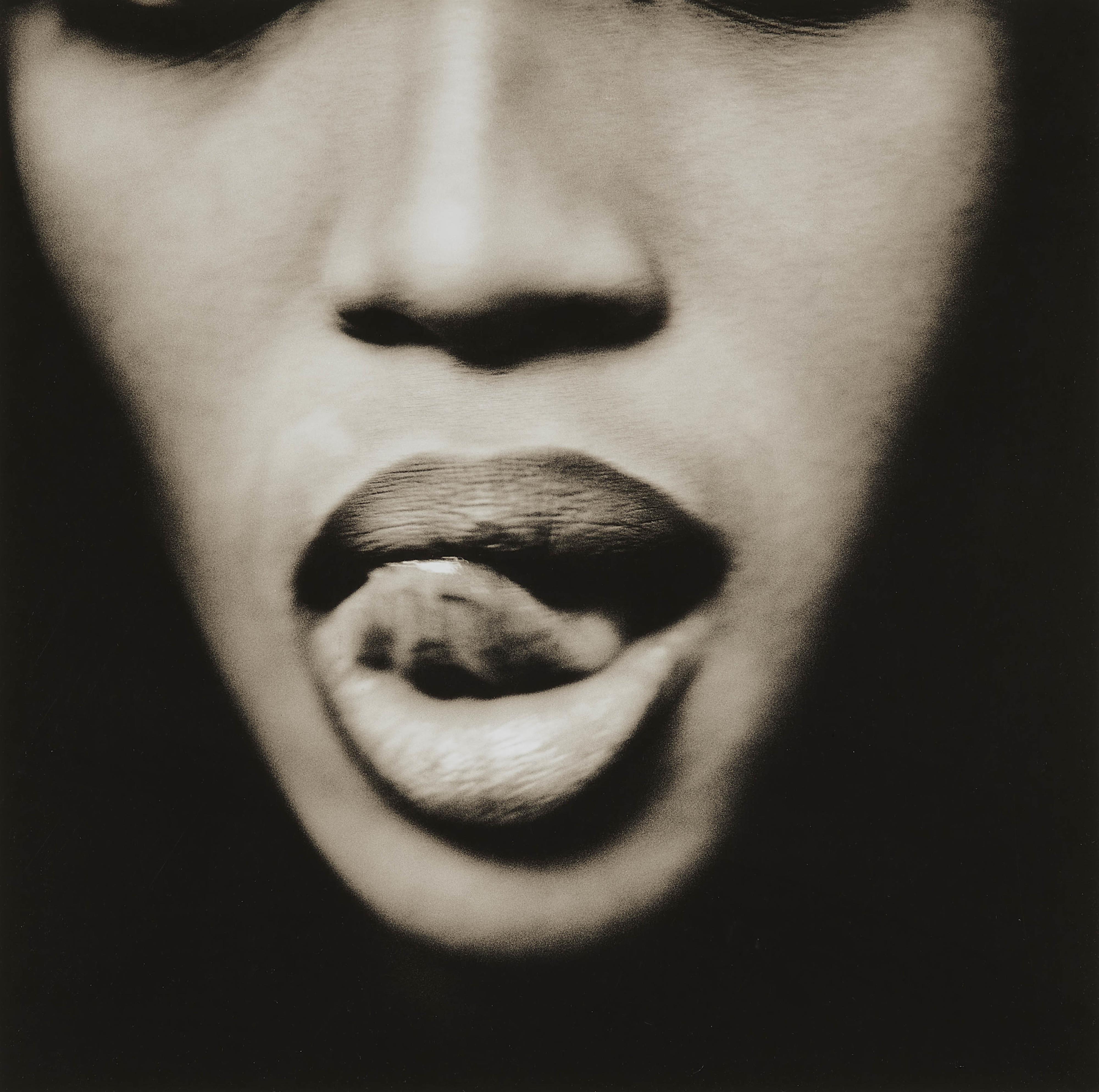 Anton Corbijn - Naomi Campbell (lips), London