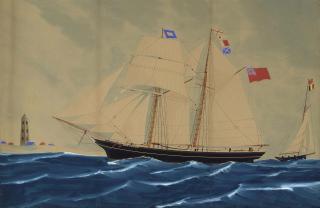 Anton de Clerk - Queen of Clippers of Brixham (illustrated); and Amy of Plymouth