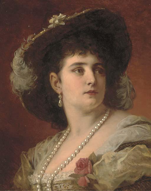 Anton Ebert - An elegant lady