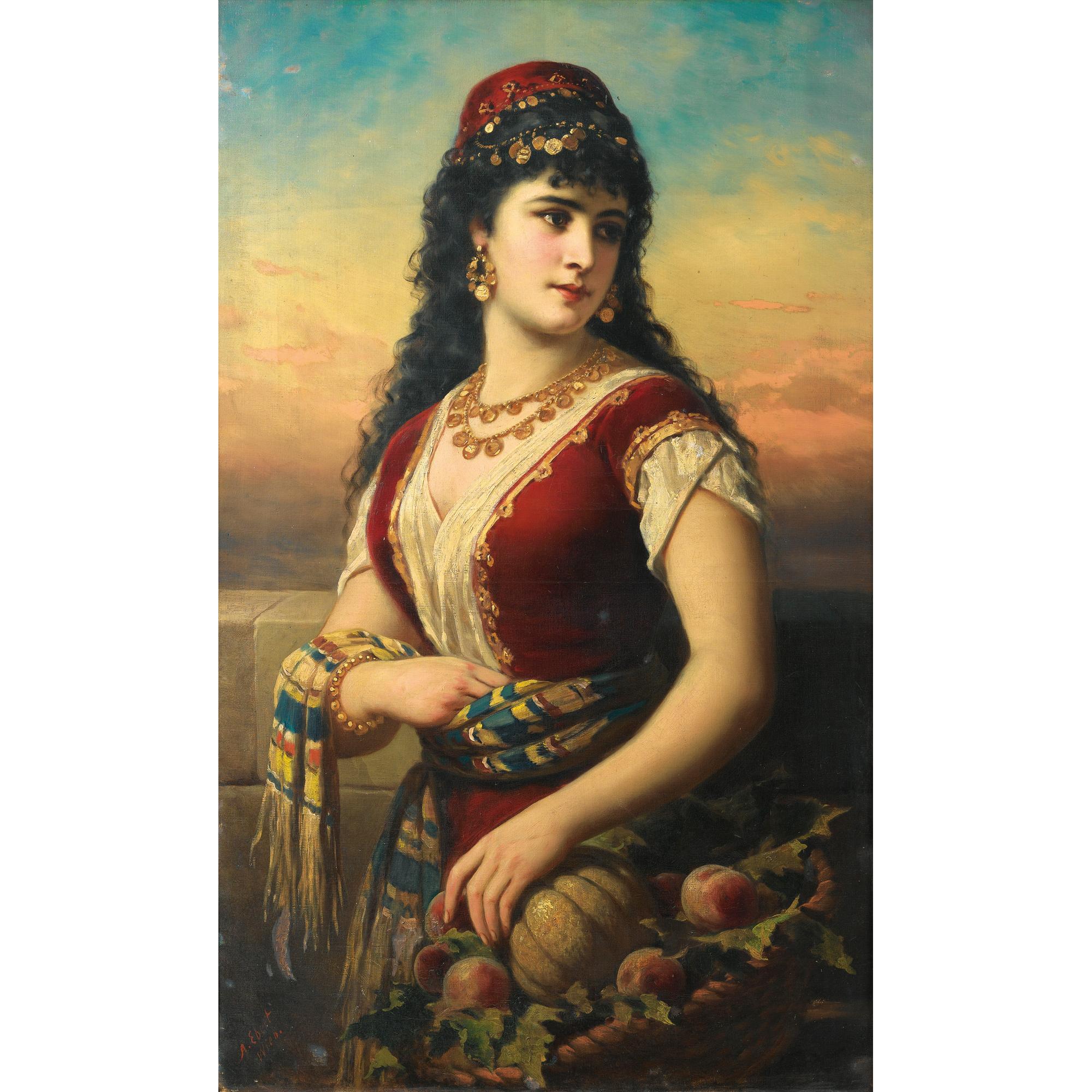 Anton Ebert - Orientale Au Panier De Fruits