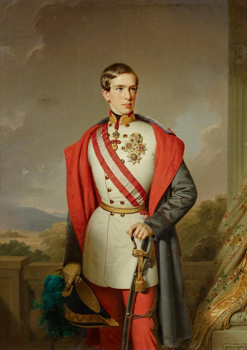 Anton Einsle - Portrait des Kaisers Franz Joseph I.