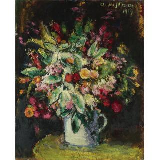 Anton Faistauer - Austrian Blumen Stillleben (Still Life With Flowers)