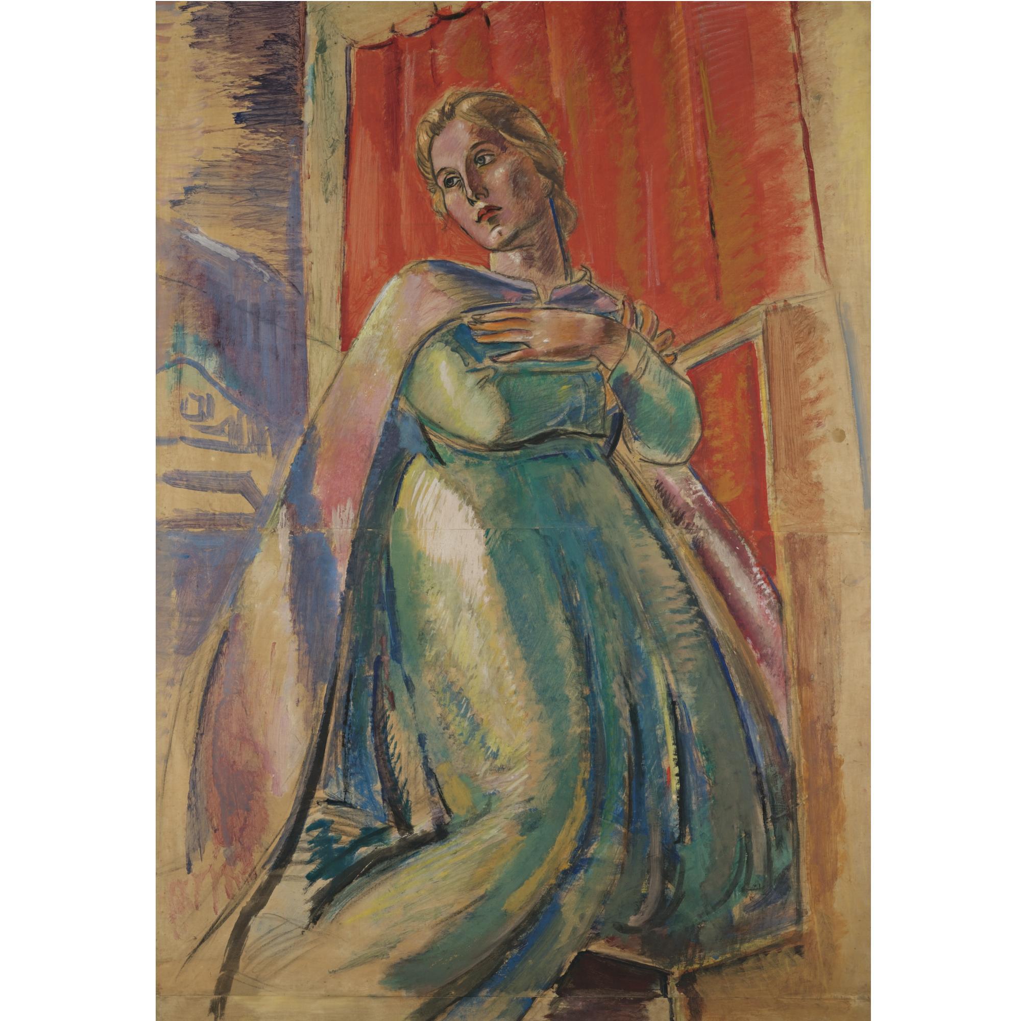 Anton Faistauer - Austrian Maria Verkündigung (The Annunciation)