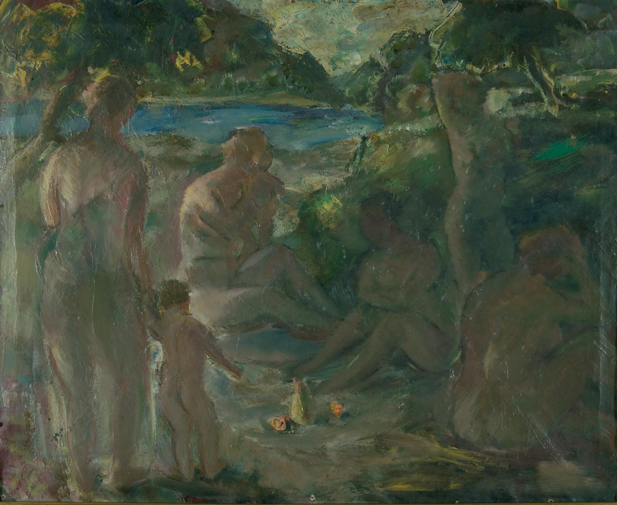 Anton Faistauer - Badende.