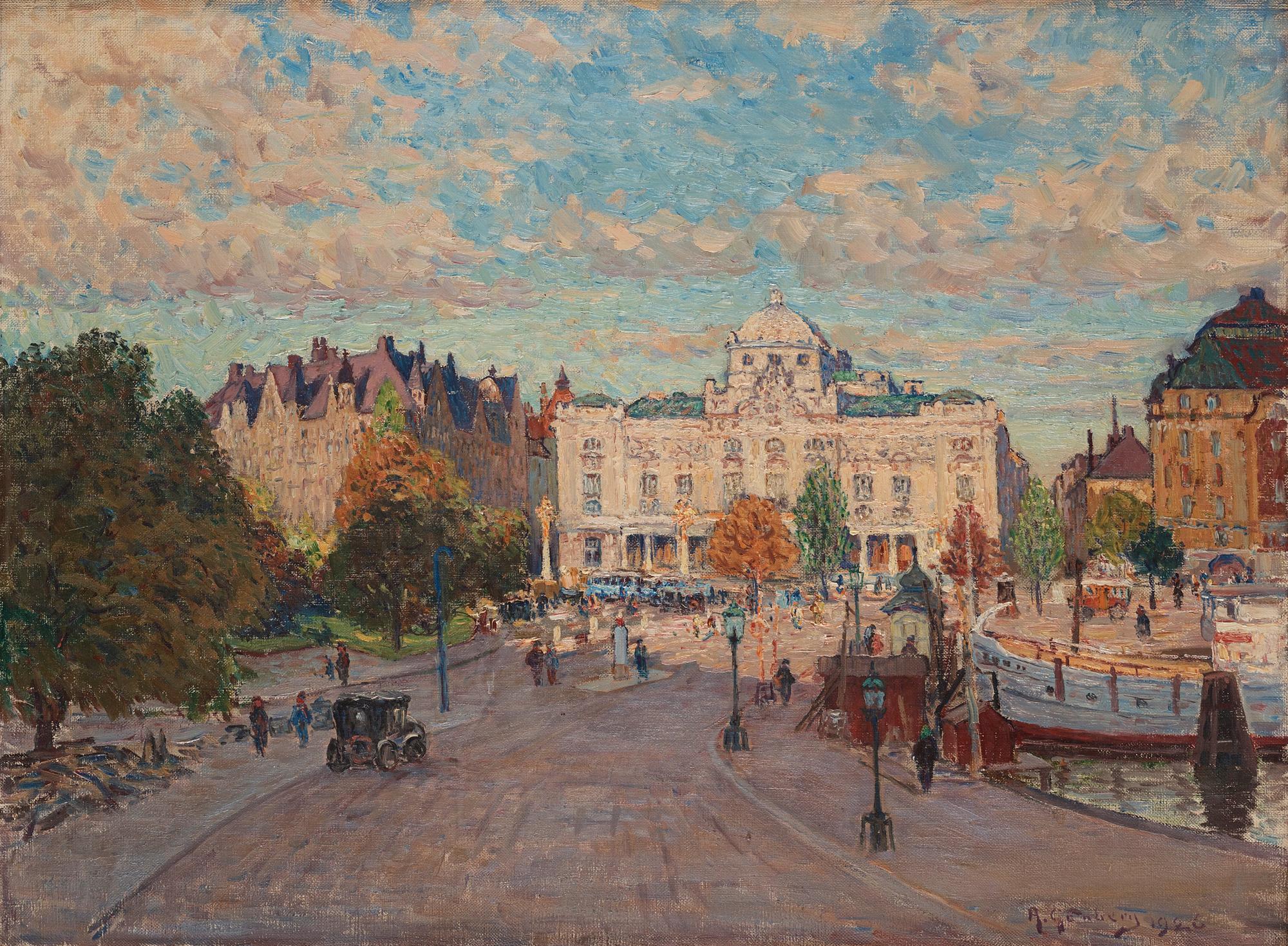 Anton Genberg - Motif from Nybrokajen