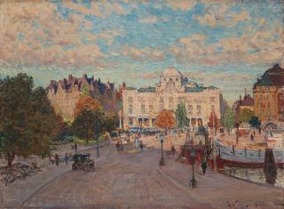 Anton Genberg - Motif from Nybrokajen