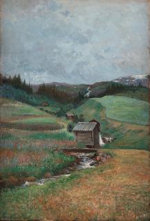 Anton Genberg - Summer landscape from Åre in the north of Sweden