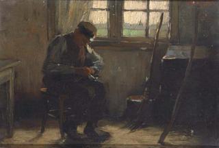 Anton Gerhard Alexander van Rappard - A man in his workshop
