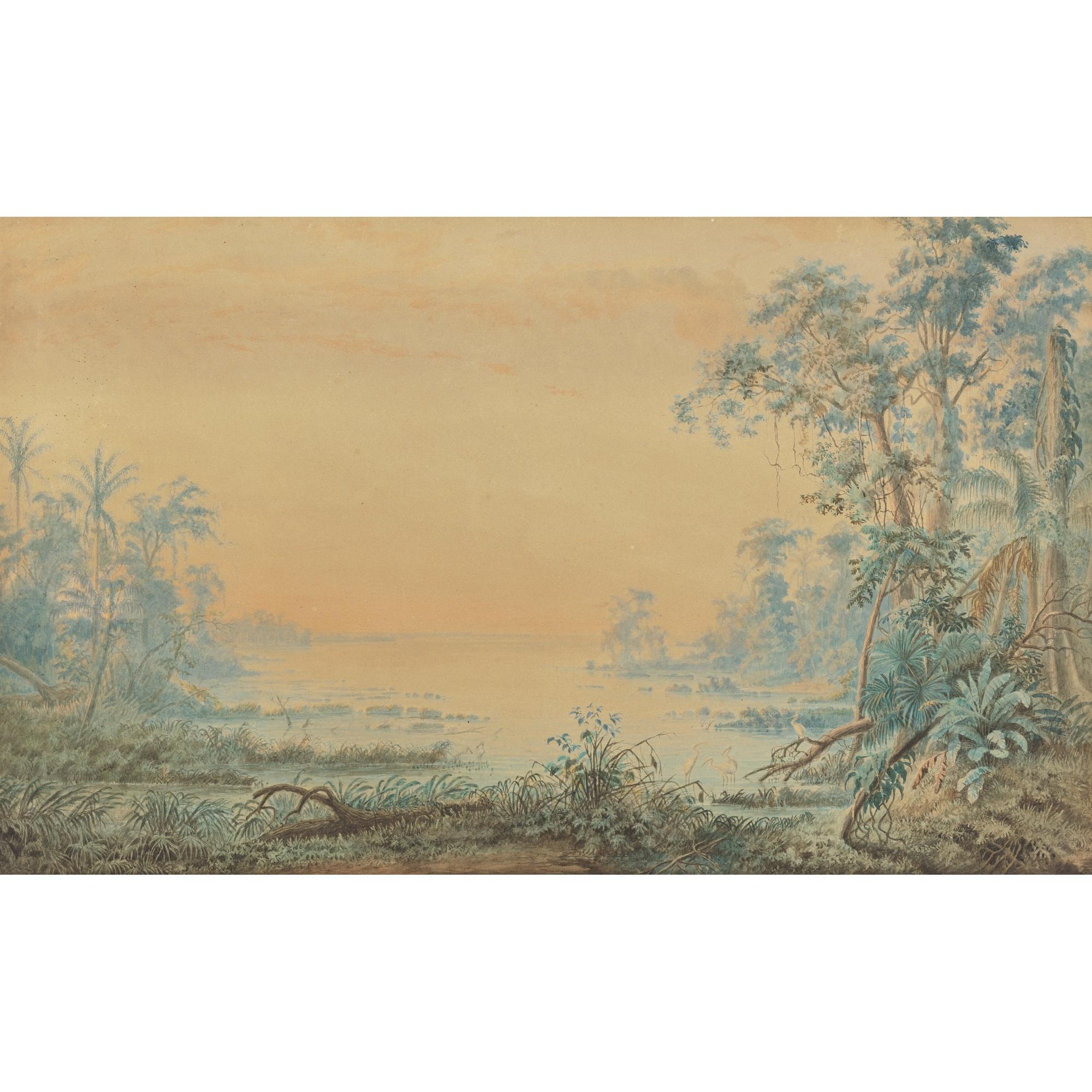 Anton Goering - Paisaje Del Lago De Maracaibo