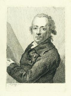 Anton Graff - Selbstbildnis an der Staffelei