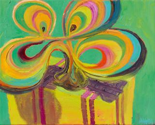 Anton Henning - Blumenstillleben No. 69