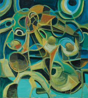 Anton Henning - Interieur No. 381