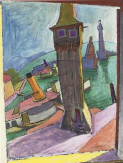 Anton Kerschbaumer - Lindauer Hafen