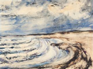 Anton Lamprecht - „Landschaft an der Adria“