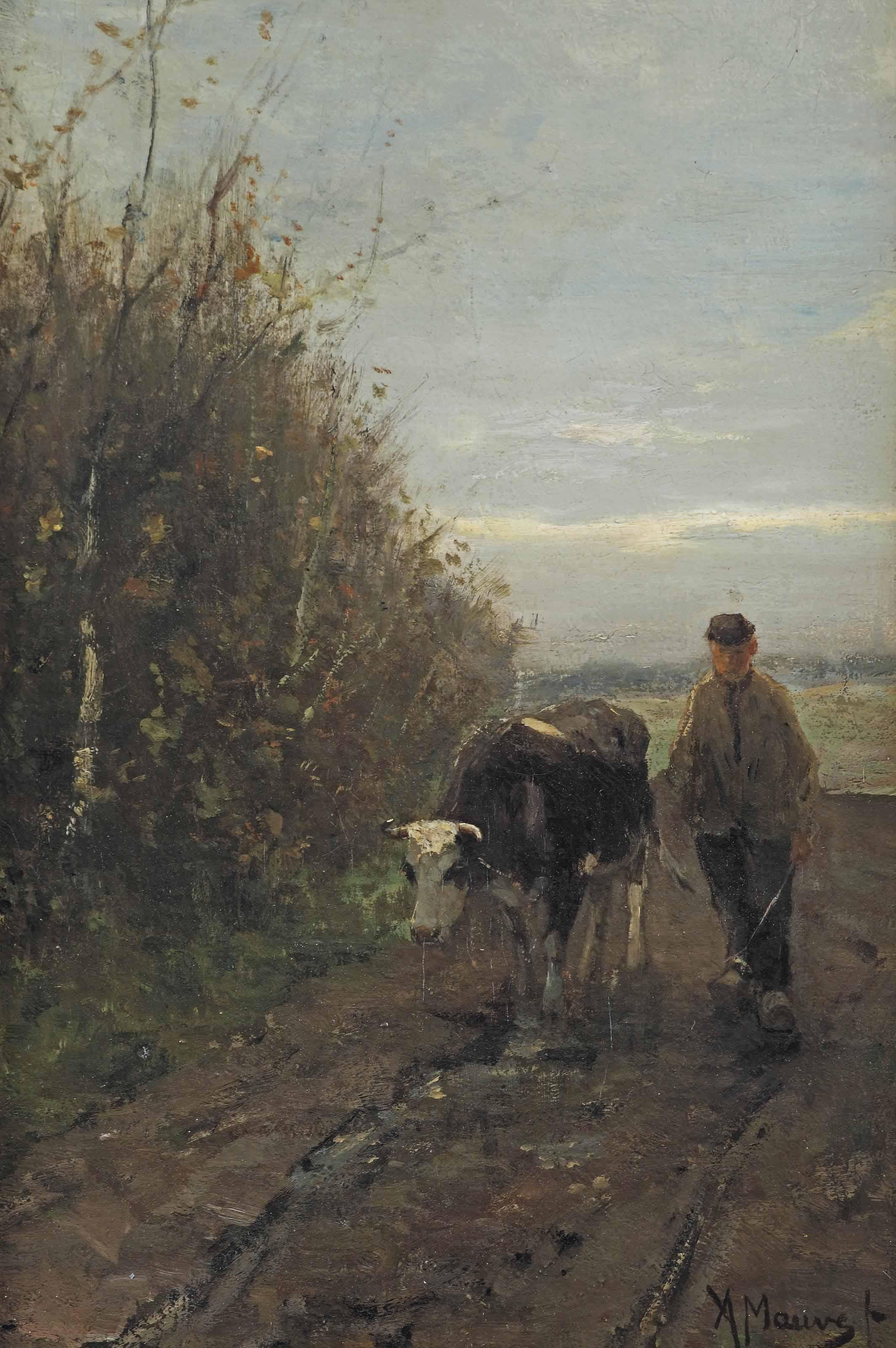 Anton Mauve - Homeward bound