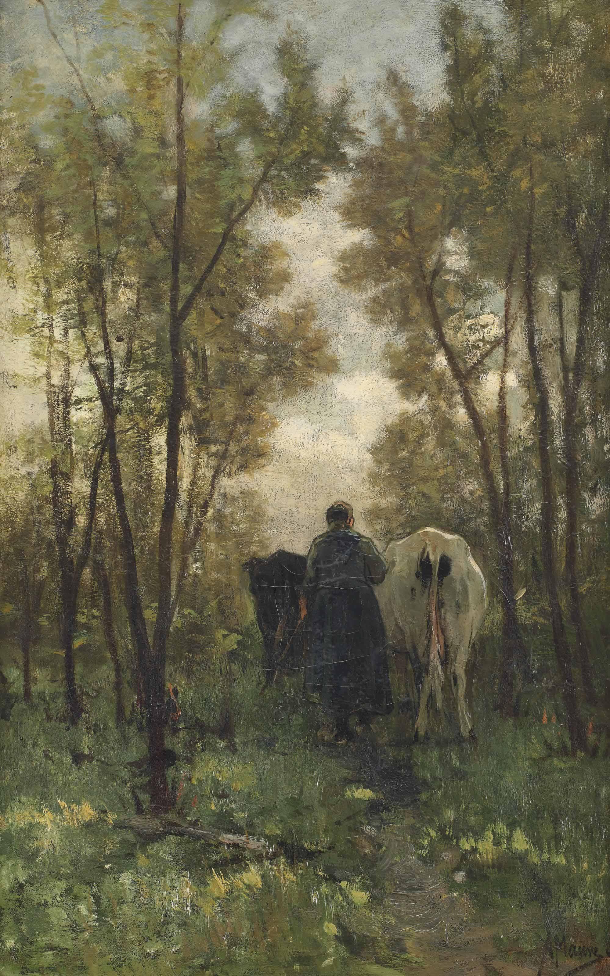 Anton Mauve - Homeward bound