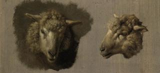 Anton Mauve - Sheep heads