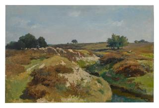Anton Mauve - Sheep On The Dunes