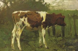 Anton Mauve - The calf - a study
